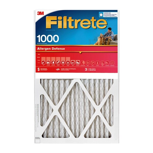 3M 16x20x1 Filtrete Pleated Air Filter, MERV 11, 2 PK - 9800-2PK-HDW