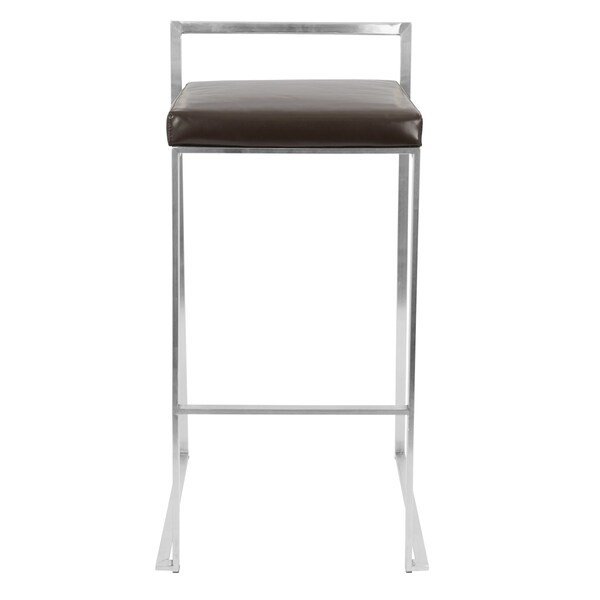 Lumisource Fuji Stacker Barstool - Set of 2 PR - BS-FUJI BN2