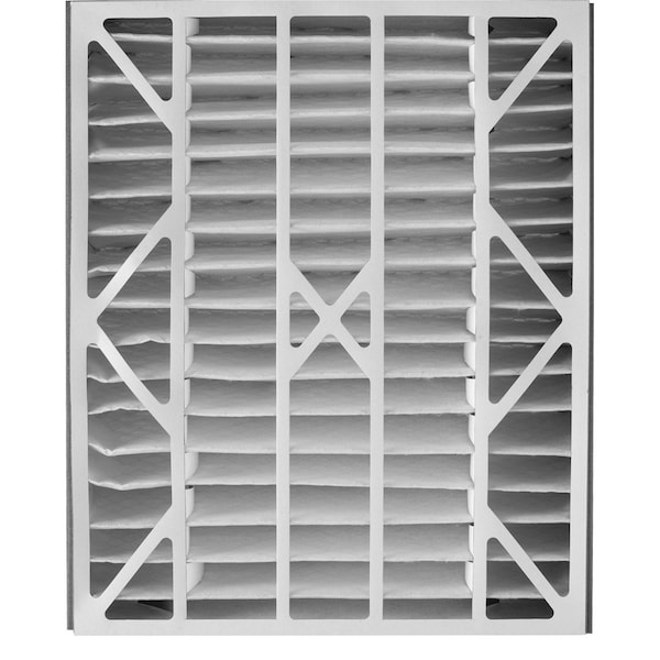 Nordic Pure 20x25x5 Pleated Air Filter, High Capacity, Electrostatically Charged Synthetic Media, MERV 8, 4 PK - 20X25X5ABM8-4
