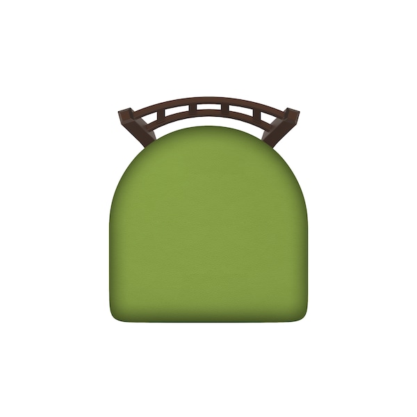 Holland Bar Stool Co 30" Swivel Bar Stool, Bronze Finish, Canter Kiwi Green Seat - 81030BZ009