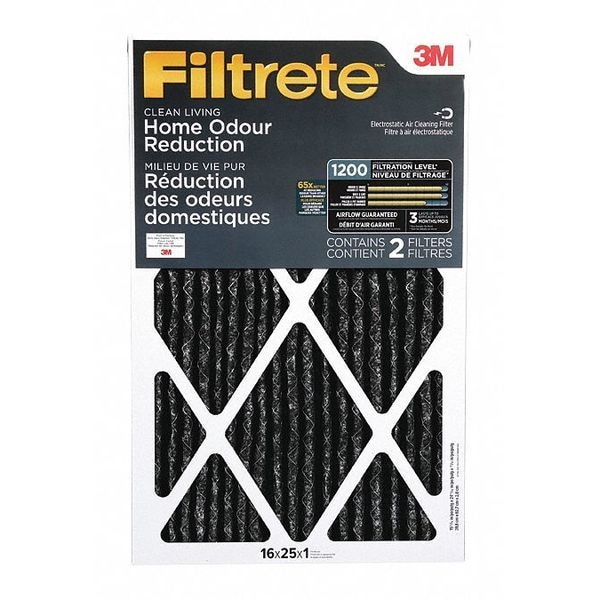 Filtrete Allergen Defense Odor Reduction Filter, Qty. 6 - AOR01-2P-6E-NA