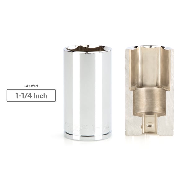 Tekton 1/2 Inch Drive x 1-5/16 Inch Deep 6-Point Socket - SHD23033