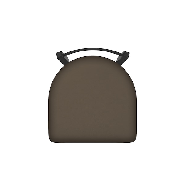 Holland Bar Stool Co 30" Low Back Swivel Bar Stool, Pewter Finish, Canter Earth Seat - 82130PW006