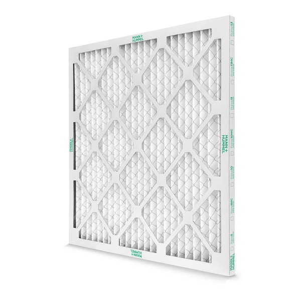 Mann+Hummel 14x22x1 Pleated Air Filter, Standard Capacity, Synthetic Fibers, MERV 8, 1.0-3.0 µm - 21208C011422
