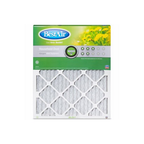 Ppa Industries 20x25x1 Pleated Air Filter - B1-2025-8-12