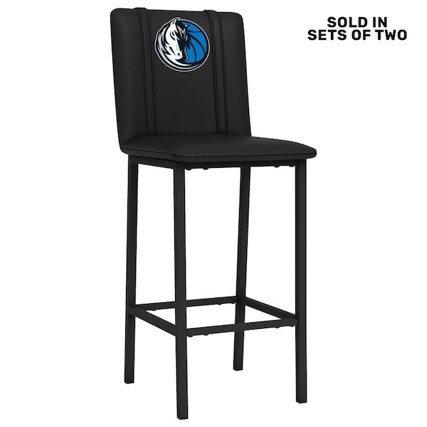 Dreamseat Bar Stool 500 with Dallas Mavericks, 2PK - XZ500BSDBLK-PSNBA30052A