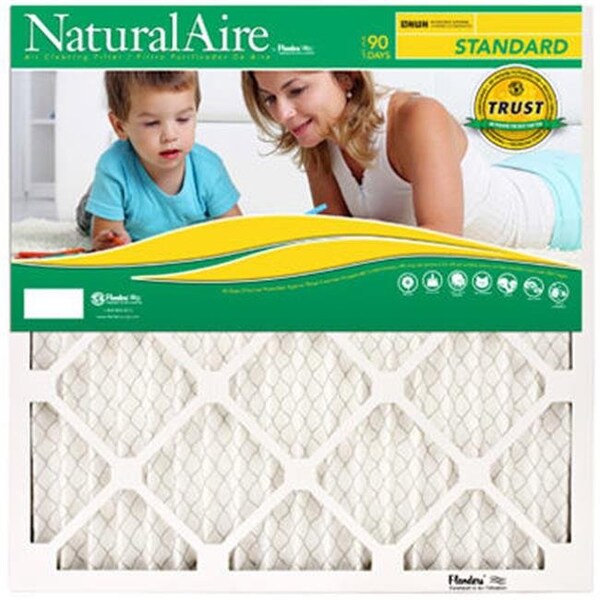 Aaf Flanders 20x20 NaturalAire Standard Pleated Air Filter, 12 PK - 580074