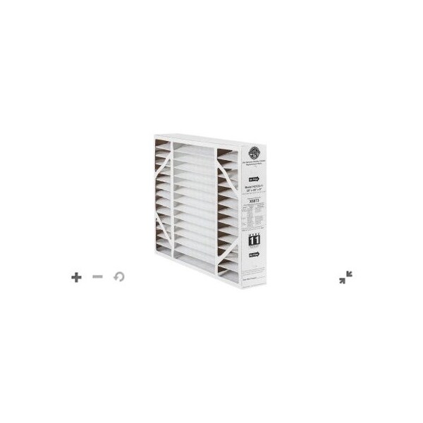 Lennox Air Filter, 20"x25"x5, MERV 10 - X0586
