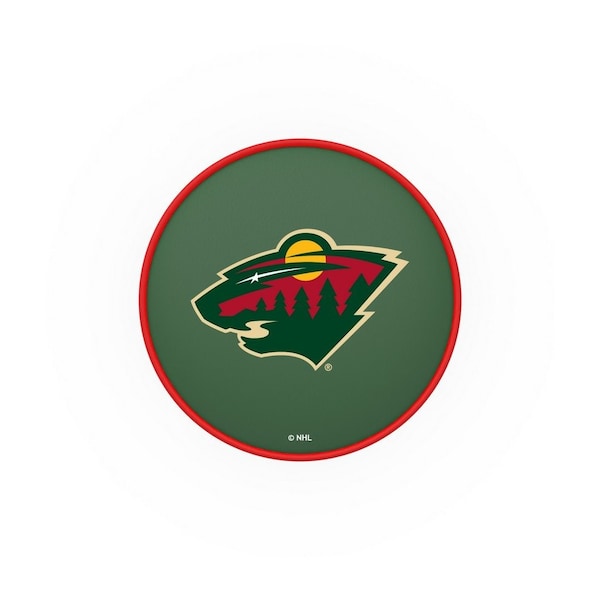 Holland Bar Stool Co 25" 4" Minnesota Wild Cushion Seat, Blk Wrinkle Base Swivel Bar Stool - L8B125MINWLD
