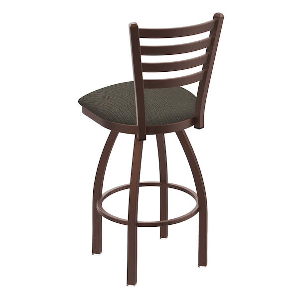 Holland Bar Stool Co 30" Swivel Bar Stool, Bronze Finish, Graph Chalice Seat - 41030BZ019