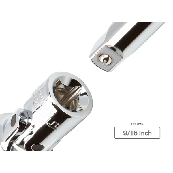 Tekton 1/4 Inch Drive x 7/16 Inch Universal Joint Socket - SHD08011