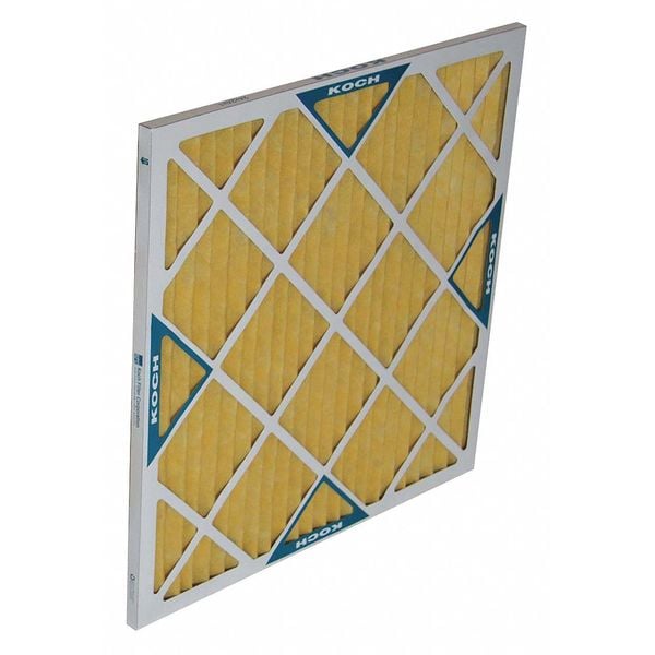 Koch Filter 16x16x1 Pleated Air Filter, High Capacity, MERV 11 - 102-081-007