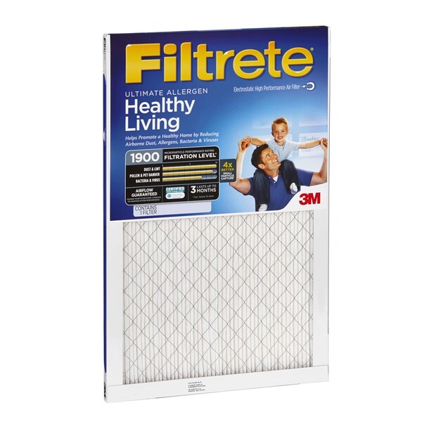Filtrete Filtrete 20 in. W X 24 in. H X 1 in. D Polypropylene 13 MERV Pleated Allergen Air Filter 1 pk - UA26DC-6