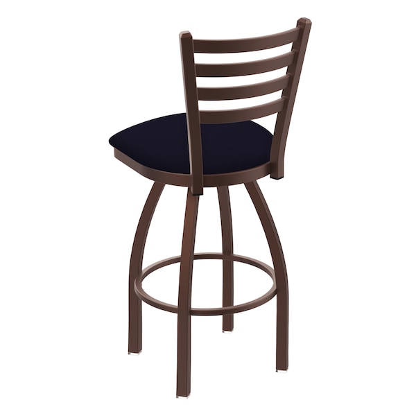 Holland Bar Stool Co 30" Swivel Bar Stool, Bronze Finish, Canter Twilight Seat - 41030BZ002
