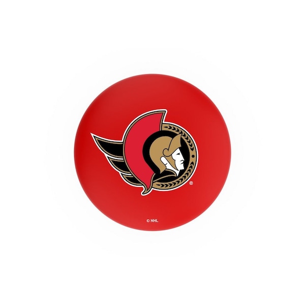 Holland Bar Stool Co 30" Chrome Ottawa Senators Swivel Bar Stool, Accent Ring - L8C3C30OTTSEN
