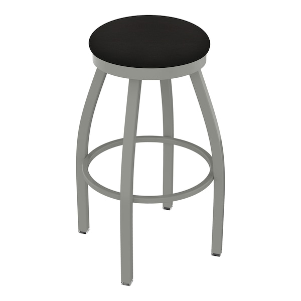 Holland Bar Stool Co 30" Swivel Bar Stool, Nickel Finish, Canter Espresso Seat - 80230AN003