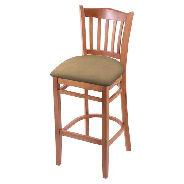 Holland Bar Stool Co 30" Bar Stool, Medium Finish, Canter Sand Seat - 312030MED013
