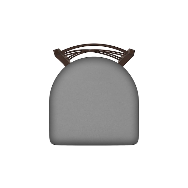 Holland Bar Stool Co 30" Swivel Bar Stool, Bronze Finish, Canter Grey Seat - 82030BZ007