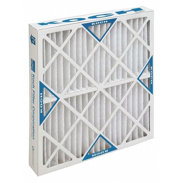 Koch Filter High Capacity Pleated Air Filter, 29"x30"x4", MERV 8 - 102-034-032