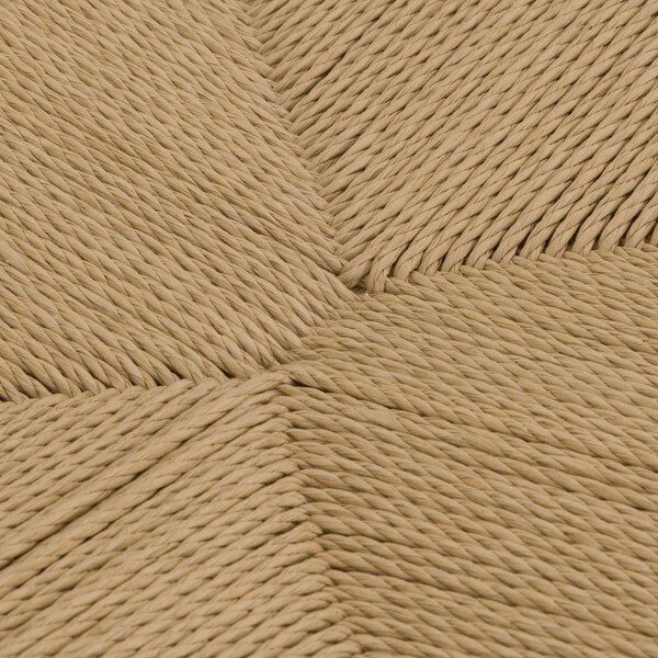 Armen Living Erie Woven Paper Cord and Oak Wood Bar Stool - LCERBANAT30