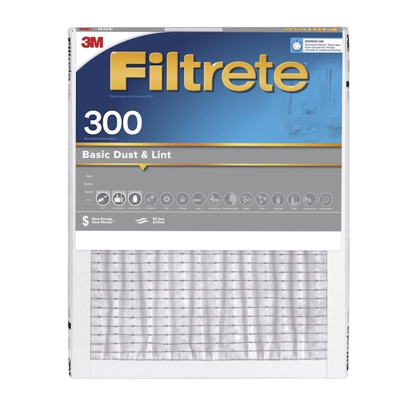 3M Filtrete 18 in. W X 18 in. H X 1 in. D 7 MERV Pleated Filter Dust 1 pk - 317DC-6