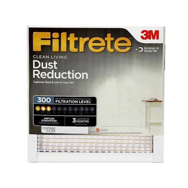 3M Filtrete 18 in. W X 18 in. H X 1 in. D 7 MERV Pleated Filter Dust 1 pk - 317DC-6