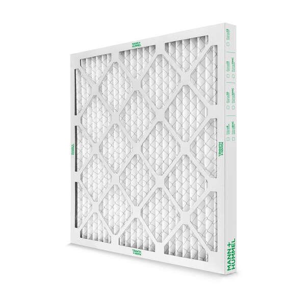 Mann+Hummel 20x25x2 Pleated Air Filter, High Capacity, Synthetic Fibers, MERV 11, 0.3-1.0 µm - 21311-022025