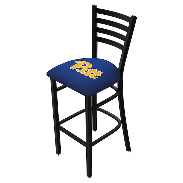Holland Bar Stool Co 25" Chrome Penn State Swivel Bar Stool, Accent Ring - L00425PITTSB