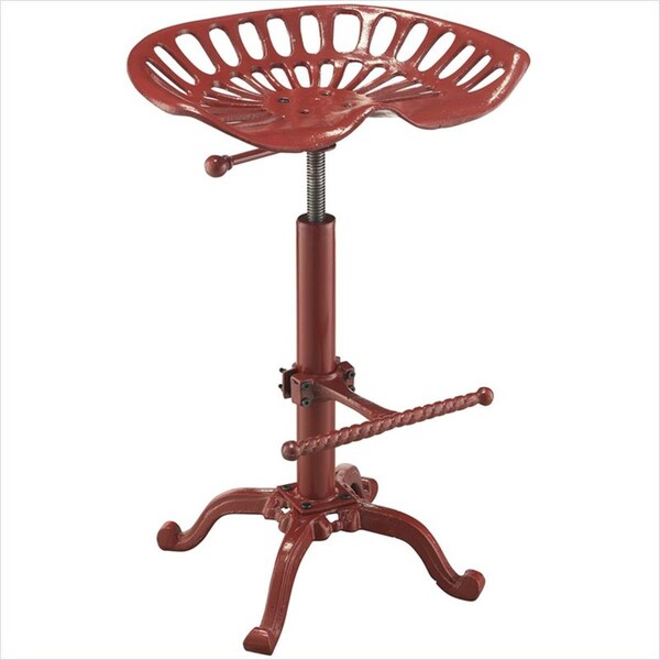 Carolina Chair & Table Co Carolina Chair and Table  Red Adjustable Tractor Seat Stool - 3200RED