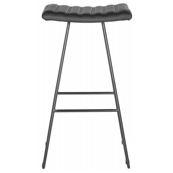 Safavieh Akito Barstool- Black - 30 x 16 x 16.5 in. - FOX2010B-SET2