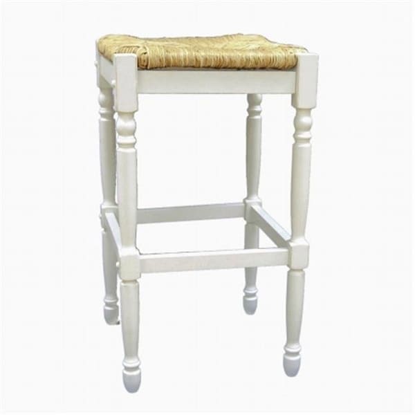 Carolina Chair & Table Carolina 2663-RTA-MW RTA Covington Rush Seat Stool- 29 Inch High Finish - 2663-RTA-MW