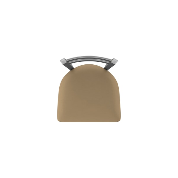 Holland Bar Stool Co OD411 Jackie Low Back Stainless Steel 30 Swivel Outdoor Bar Stool with Breeze Champagne Seat - OD41130SSOD005