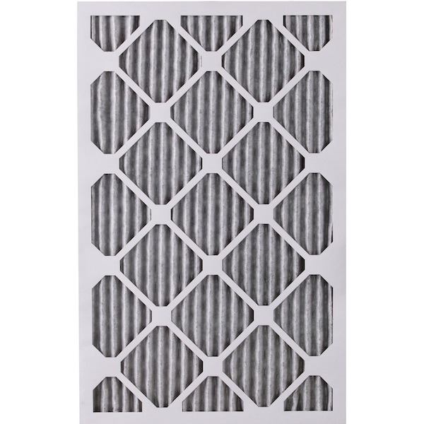 Nordic Pure 10x24x1 Plus Carbon Pleated Air Filter, High Capacity, MERV 12, 6 PK - 10X24X1PM12C-6