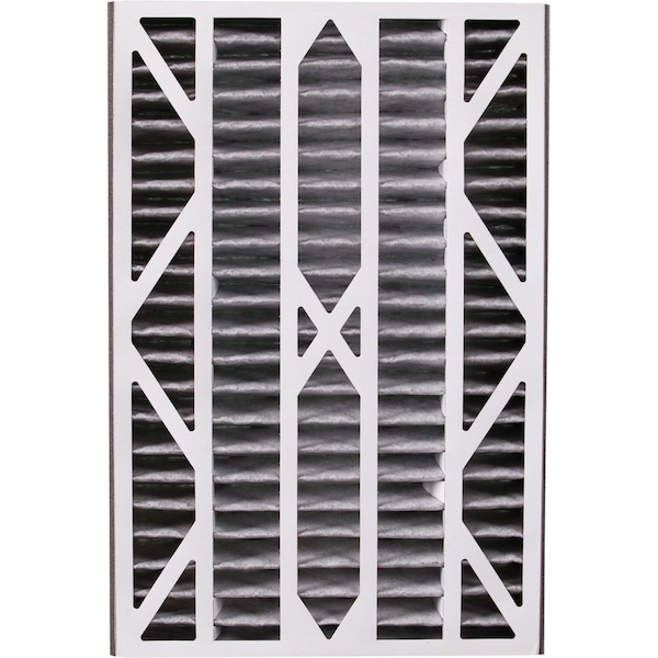 Nordic Pure 16x25x3 Plus Carbon Pleated Air Filter, High Capacity, MERV 12, 7 PK - 16X25X3ABPM12C-7