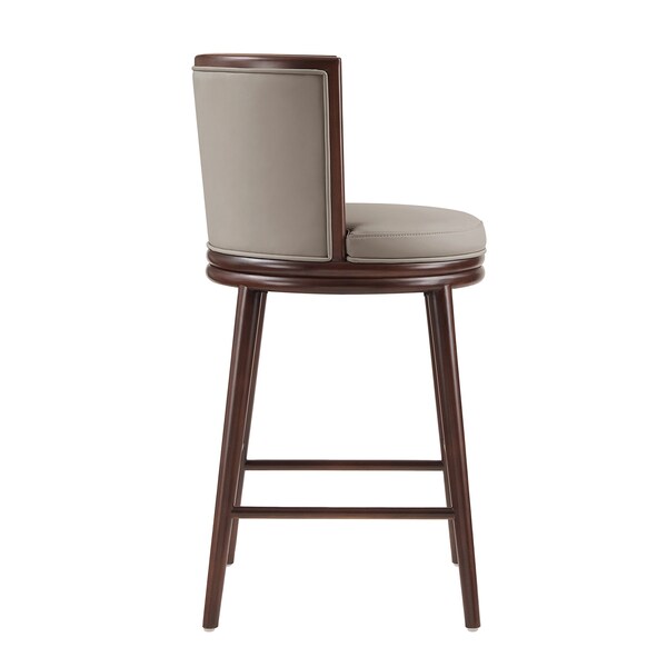 Manhattan Comfort Evalyn Barstool in Taupe - Set of 2 - 2-BS024-TP