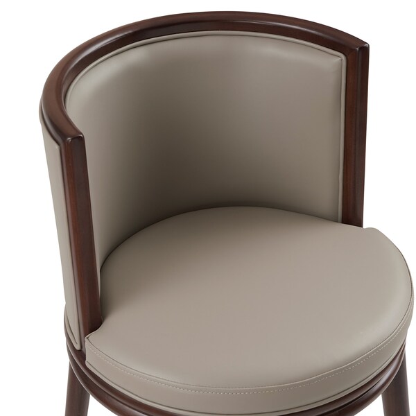 Manhattan Comfort Evalyn Barstool in Taupe - Set of 2 - 2-BS024-TP
