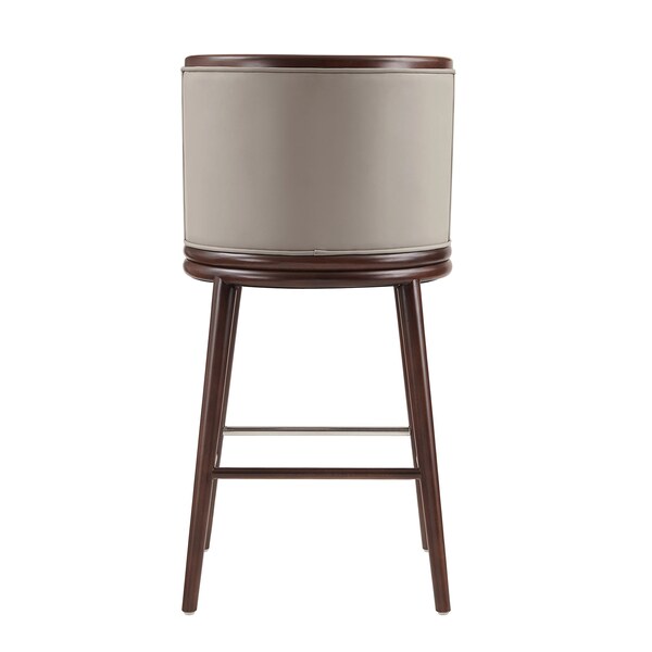 Manhattan Comfort Evalyn Barstool in Taupe - Set of 2 - 2-BS024-TP