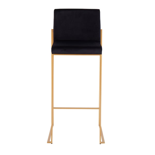 Lumisource Fuji High Back Barstool - Set of 2 PR - B30-FUJIHB AUVBK2