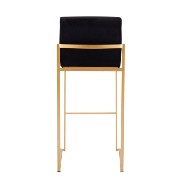 Lumisource Fuji High Back Barstool - Set of 2 PR - B30-FUJIHB AUVBK2
