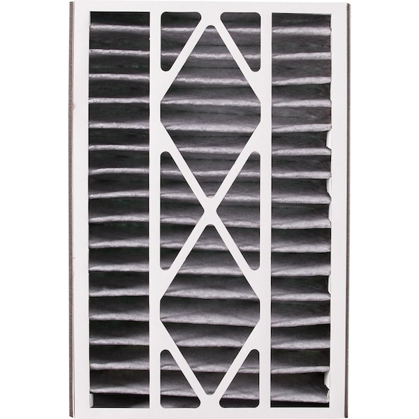 Nordic Pure 16x25x5 Plus Carbon Pleated Air Filter, High Capacity, MERV 10 - 16X25X5ABPM10C-1