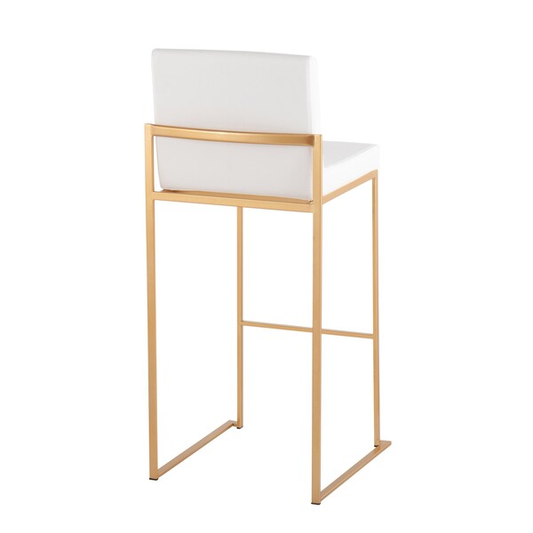 Lumisource Fuji High Back Barstool - Set of 2 PR - B30-FUJIHB AUW2