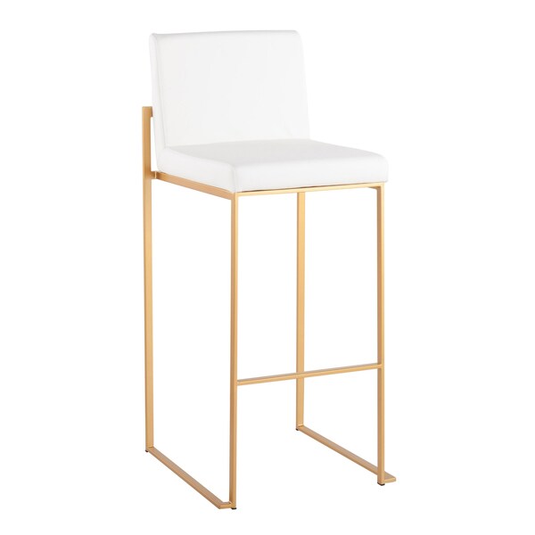 Lumisource Fuji High Back Barstool - Set of 2 PR - B30-FUJIHB AUW2