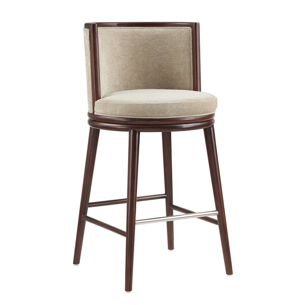 Manhattan Comfort Evalyn Barstool in Natural - Set of 3 - 3-BS024-NA