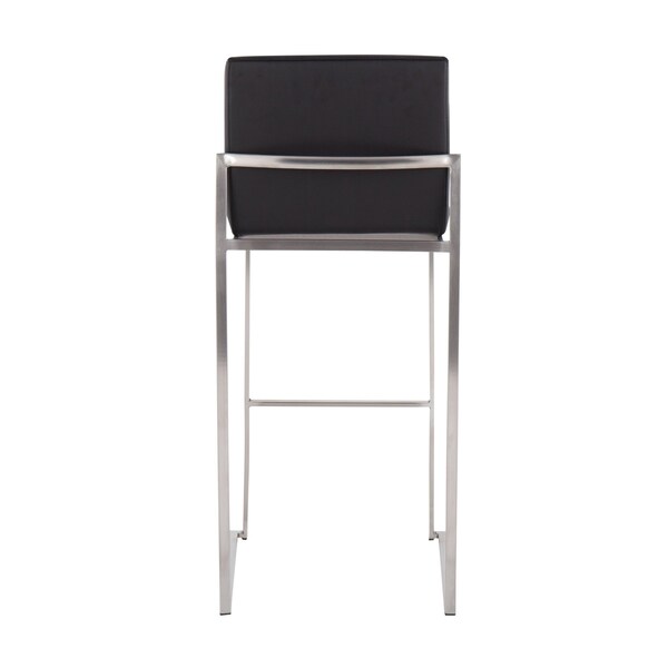 Lumisource Fuji High Back Barstool - Set of 2 PR - B30-FUJIHB SSBK2