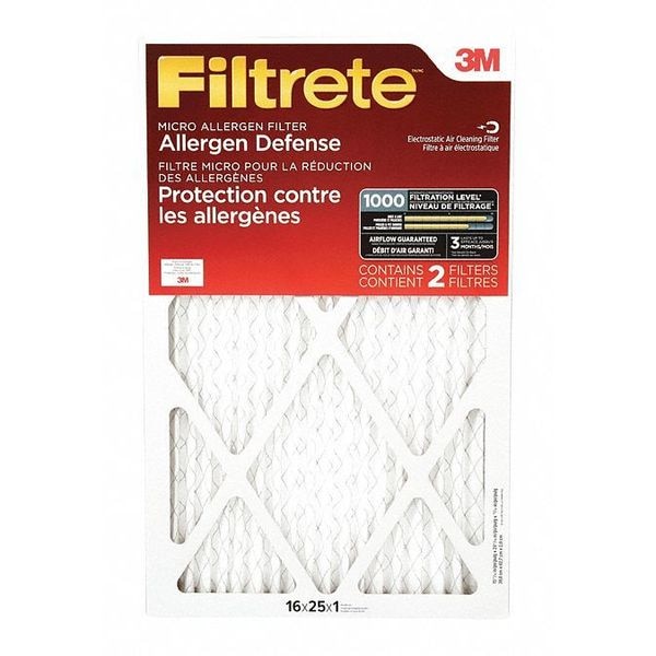 Filtrete Allergen Defense Filter, 1, Qty. 6 - AD01-2PK-6E-NA
