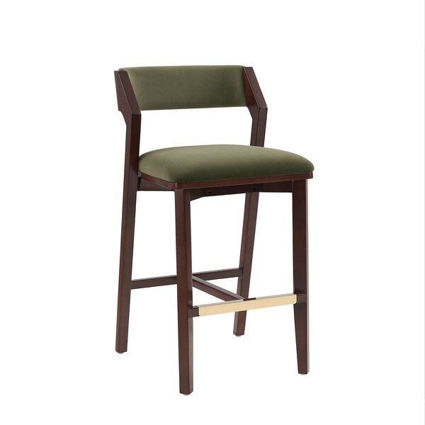 Manhattan Comfort Patricia Barstool in Turtle Green - BS026-GR