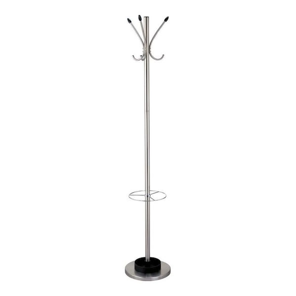 Adesso Umbrella Stand And Coat Rack In Steel - WK2058-22