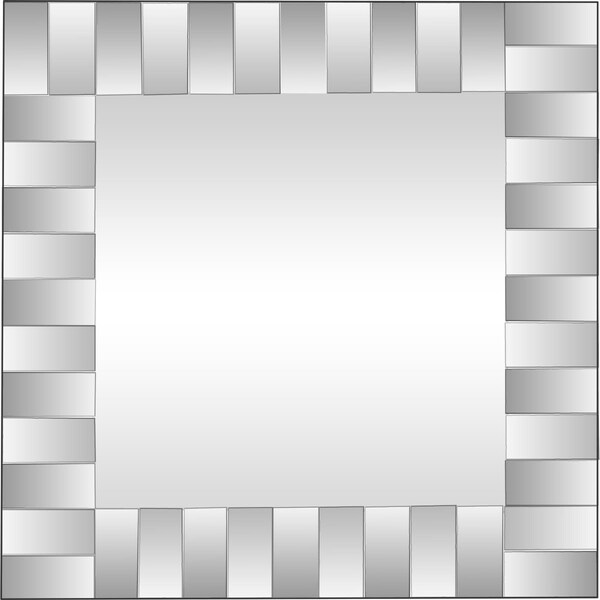 Lovelyhome 28 x 28 in. Rialto Wall Mirror - LO2545274