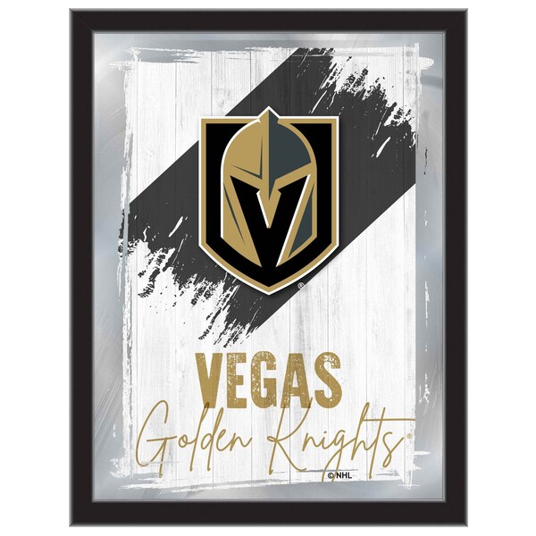 Holland Bar Stool Co Vegas Golden Knights 17 in.x22 in. Logo Wall Mirror - MLOGO