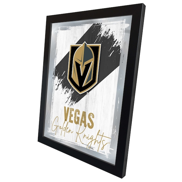 Holland Bar Stool Co Vegas Golden Knights 17 in.x22 in. Logo Wall Mirror - MLOGO